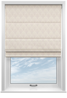 Boudoir, Vellum - Twist&Fit Roman Blind